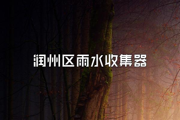 润州区雨水收集器