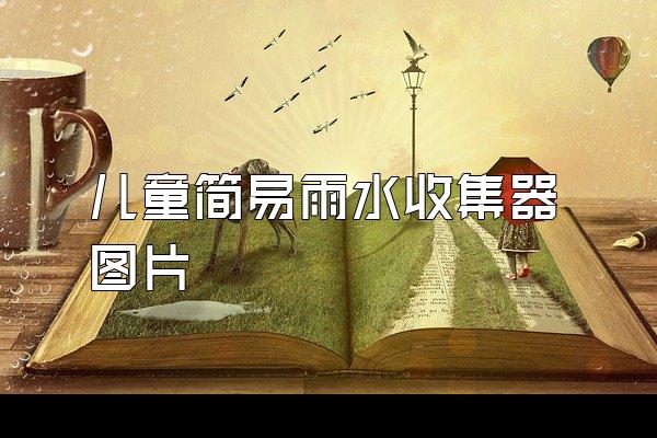儿童简易雨水收集器图片