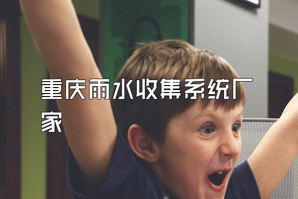 重庆雨水收集系统厂家