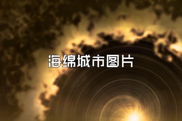 海绵城市图片