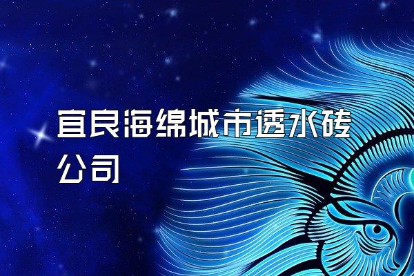 宜良海绵城市透水砖公司