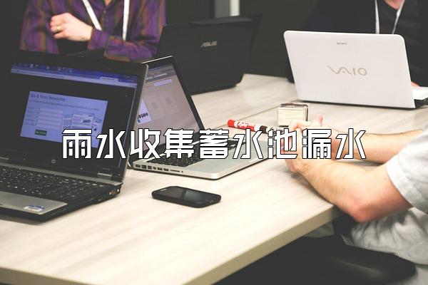 雨水收集蓄水池漏水