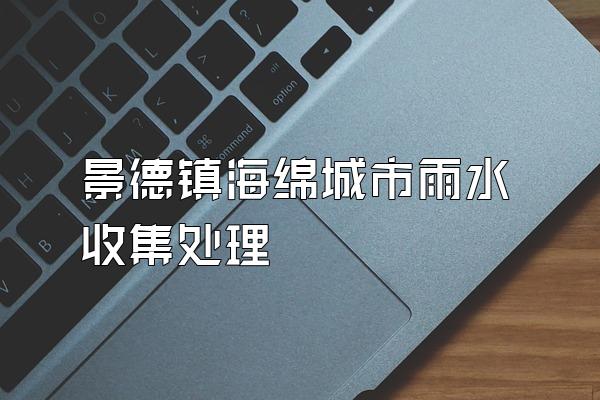 景德镇海绵城市雨水收集处理