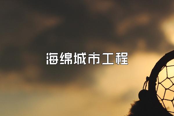 海绵城市工程