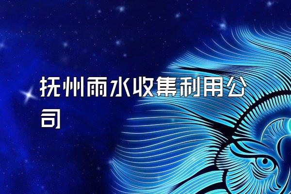 抚州雨水收集利用公司