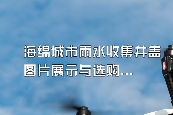 海绵城市雨水收集井盖图片展示与选购建议()