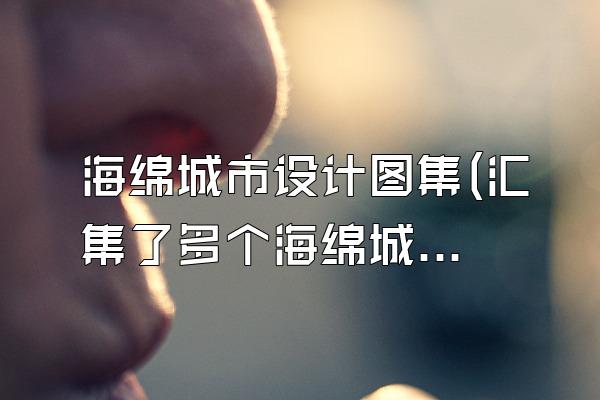 海绵城市设计图集(汇集了多个海绵城市设计图的图集合)