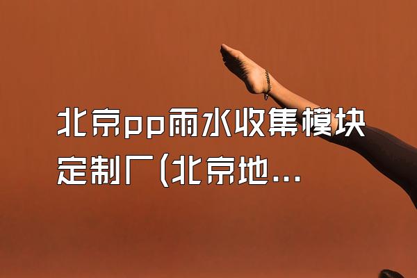 北京pp雨水收集模块定制厂(北京地区的pp雨水收集模块定制厂家)